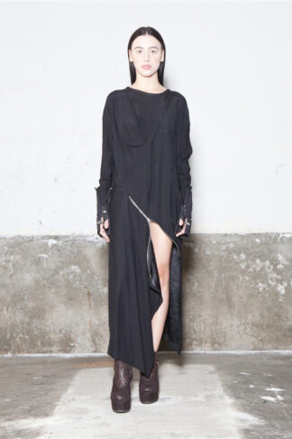 Txell Miras FW19-V41 black dress (2)